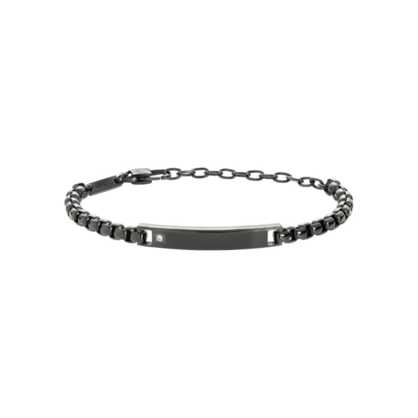 Bracciale Breil uomo in acciaio black