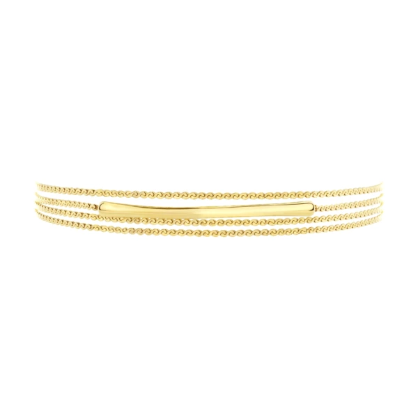 Bracciale Breil roll up donna color oro