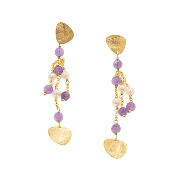 Orecchini Koliè donna in argento dorato