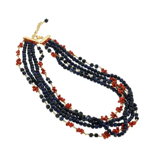 Collana Koliè in argento dorato